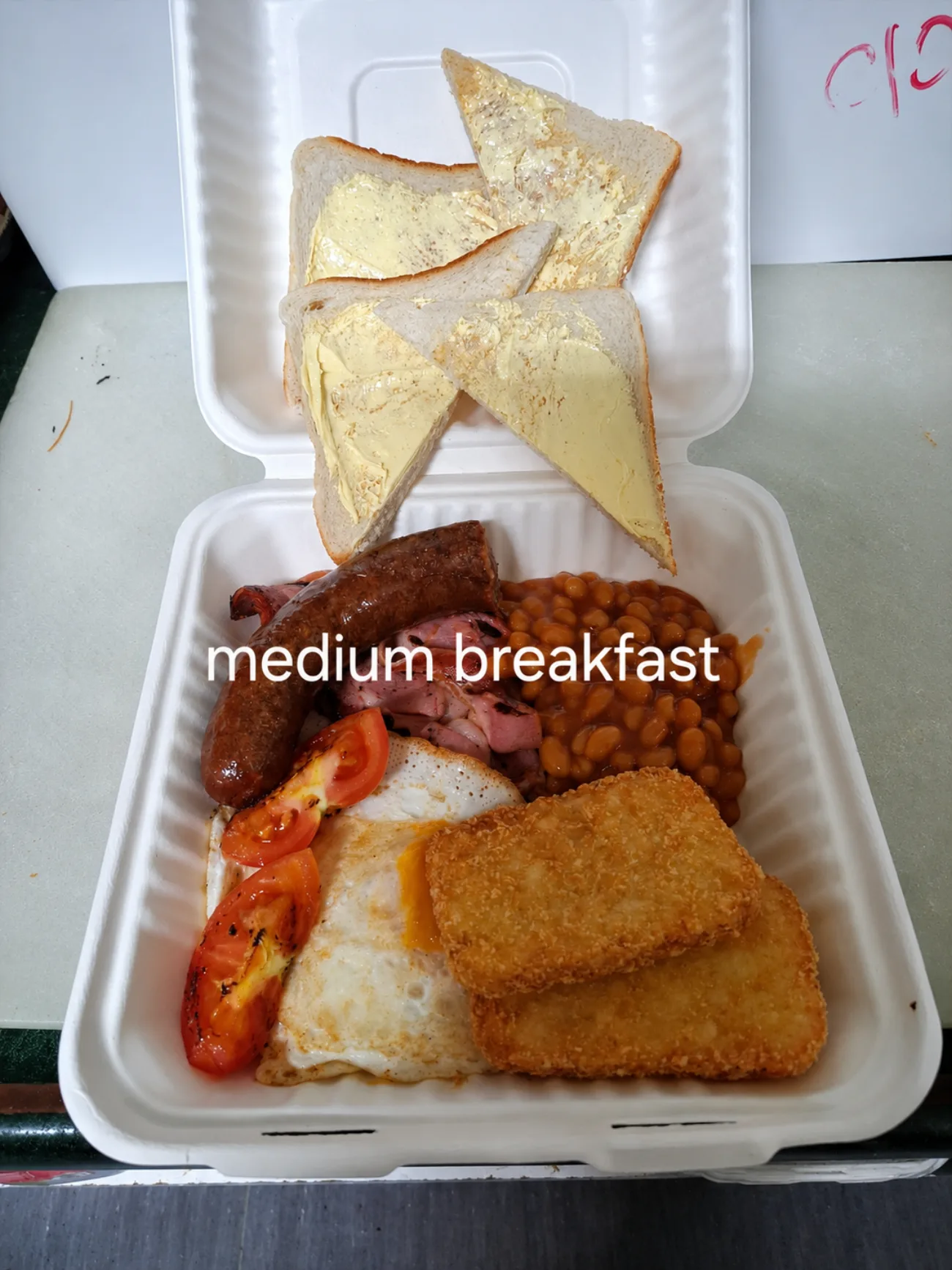 Medium cooked breakfast from Waterloo Food Bar